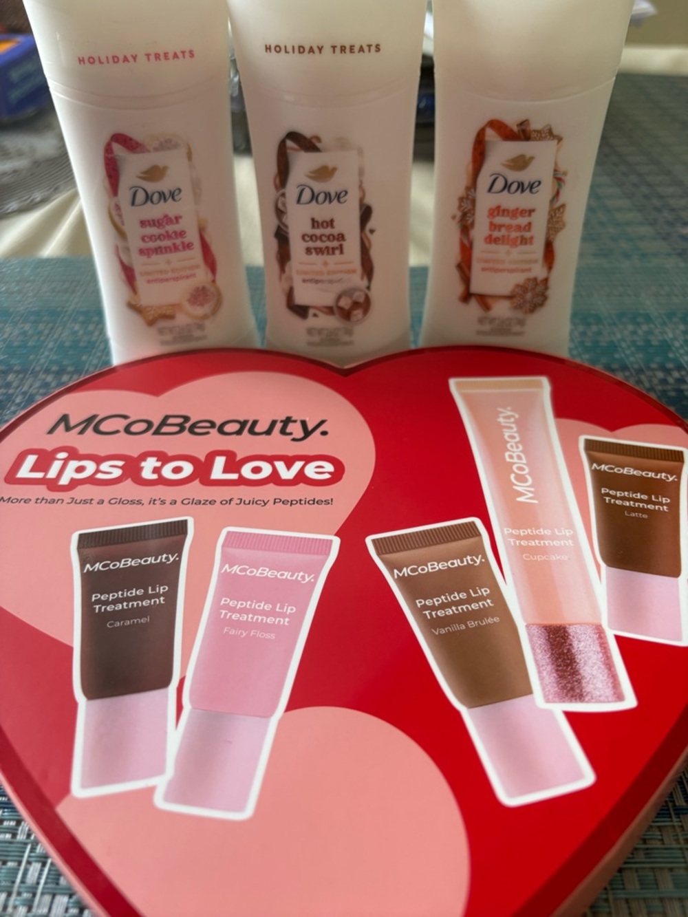 Lips to Love Peptide Lip Treatment Set - Pink/Deodorant Bundle